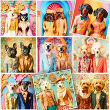 Load image into Gallery viewer, Dapper Dogs 500 Piece Puzzle, Well Dressed Dog Jigsaw Puzzle, 500 Piece Puzzles for Adults, Teens & Family Square Puzzle