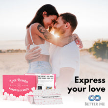 Load image into Gallery viewer, Love Bombs Kindness Cards (Red Version) Sincere Appreciation, Compliment & Encouragement Cards