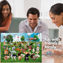 Load image into Gallery viewer, Pooping Puppies Park Party 1000 Piece Puzzle for Adults, 1000 Piece Dog Puzzles for Adults - Funny Gift Dog Poop Gag Jigsaw Puzzles for Dog Lovers & Puppy Owners Prank