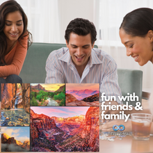 Load image into Gallery viewer, Zion National Park 1000 Piece Puzzle - USA National Park Puzzle Includes Zion Park, Mount Zion, Zion Canyon and More - Great National Park Gifts
