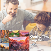 Load image into Gallery viewer, Zion National Park 1000 Piece Puzzle - USA National Park Puzzle Includes Zion Park, Mount Zion, Zion Canyon and More - Great National Park Gifts