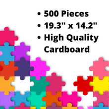 Load image into Gallery viewer, Fantasy Castle 500 Piece Castle Puzzle for Adults & Kids - Whimsical Castle Neuschwanstein Bavarian Style Palace Architecture