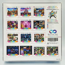 Load image into Gallery viewer, Funky Felines Square 1000 Piece Puzzle - Funny & Colorful Cat Puzzles for Adults 1000 Piece, Unusual Trippy Smiling Kitty Cats Puzzle