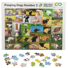 Load image into Gallery viewer, Pooping Dogs 2 - 1000 Piece Dog Puzzles for Adults - Funny Gift Dog Poop Gag Jigsaw Puzzles for Dog Lovers & Puppy Owners Prank