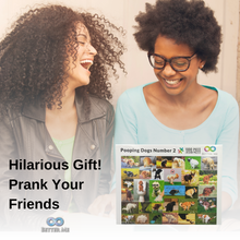 Load image into Gallery viewer, Pooping Dogs 2 - 1000 Piece Dog Puzzles for Adults - Funny Gift Dog Poop Gag Jigsaw Puzzles for Dog Lovers & Puppy Owners Prank