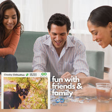 Load image into Gallery viewer, Prank Puzzle - Cheeky Chihuahua 500 Piece Puzzle. Prank Gift Pooping Dogs Puzzle