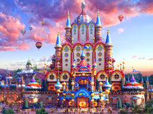 Load image into Gallery viewer, Fantasy Castle 500 Piece Castle Puzzle for Adults & Kids - Whimsical Castle Neuschwanstein Bavarian Style Palace Architecture