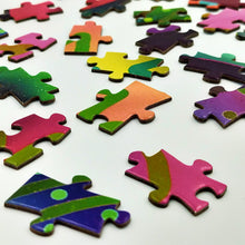 Load image into Gallery viewer, Colorful Cats Square 1000 Piece Puzzle - Funny & Colorful Cat Puzzles for Adults 1000 Piece, Unusual Trippy Smiling Kitty Cat Puzzle