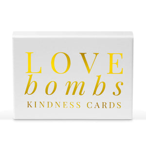 Love Bombs Kindness Cards, Sincere Appreciation, Compliment & Encouragement Cards. Gratitude Gifts for Couples, Families & Friends