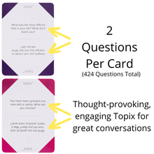 Load image into Gallery viewer, TOPIX Conversation Cards - 424 Thought-Provoking Conversation Starters