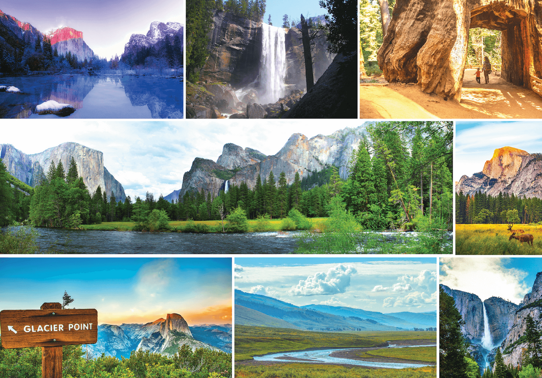 Yosemite National Park 1000 Piece Puzzle - USA National Park Puzzle Ideal for Hikers, Travelers, Adults, Teens & Family - Great National Park Gifts