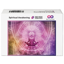 Load image into Gallery viewer, Spiritual Awakening Jigsaw Puzzle - Yoga Mandala Puzzle, Meditation Gift - 500 Piece Puzzle
