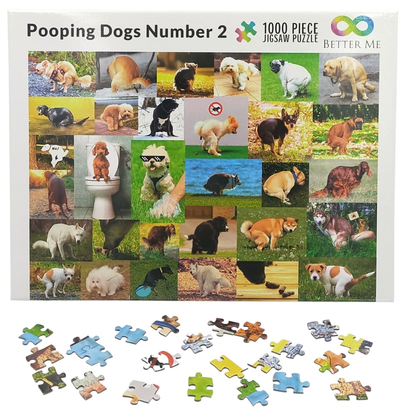 Pooping Chihuahua 1000 Piece Puzzle for Adults - Funny Puzzle Pranks for  Adults, Dog Lovers & Owners…See more Pooping Chihuahua 1000 Piece Puzzle  for
