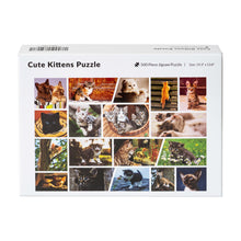 Load image into Gallery viewer, Cute Kittens Jigsaw Puzzle - Great Cat Gifts for Cat Lovers, Family Puzzle - 500 Piece Puzzle
