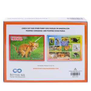Humping Chihuahuas Jigsaw Puzzle - Funny Gag Gift for Dog Lovers and Owners - 1000 Piece Puzzle