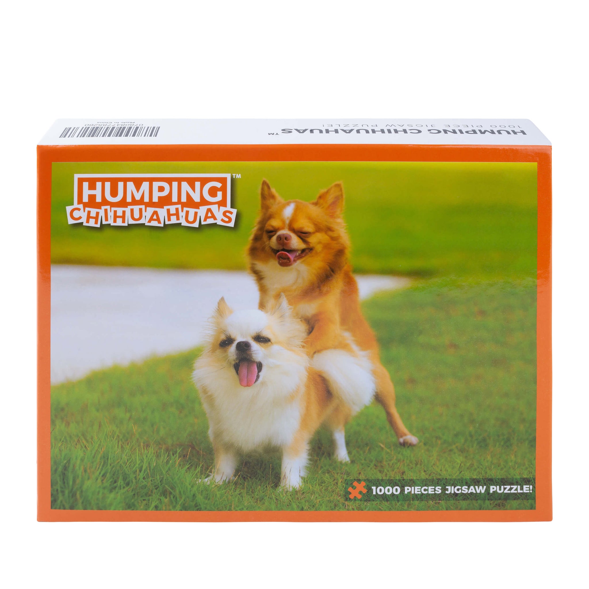 Humping Chihuahuas Jigsaw Puzzle - Funny Gag Gift for Dog Lovers and Owners - 1000 Piece Puzzle