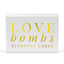 Load image into Gallery viewer, Love Bombs Kindness Cards, Sincere Appreciation, Compliment &amp; Encouragement Cards. Gratitude Gifts for Couples, Families &amp; Friends
