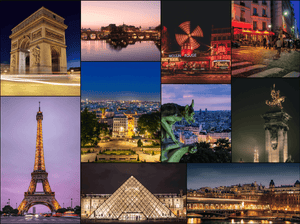 Paris at Night Jigsaw Puzzle - Paris City of Light Gift - 500 Piece Puzzle