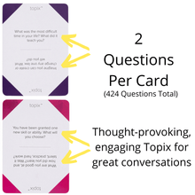 Load image into Gallery viewer, TOPIX Conversation Cards - 424 Thought-Provoking Conversation Starters
